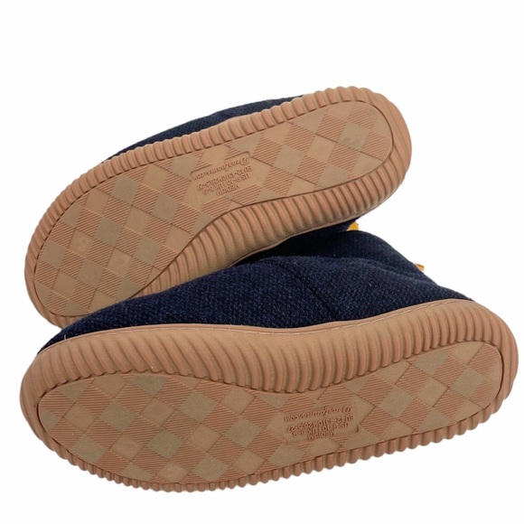 Dearfoam Faux Fur Lined Warm Up Bootie Slippers Size Medium 9-10 - Picture 6 of 10